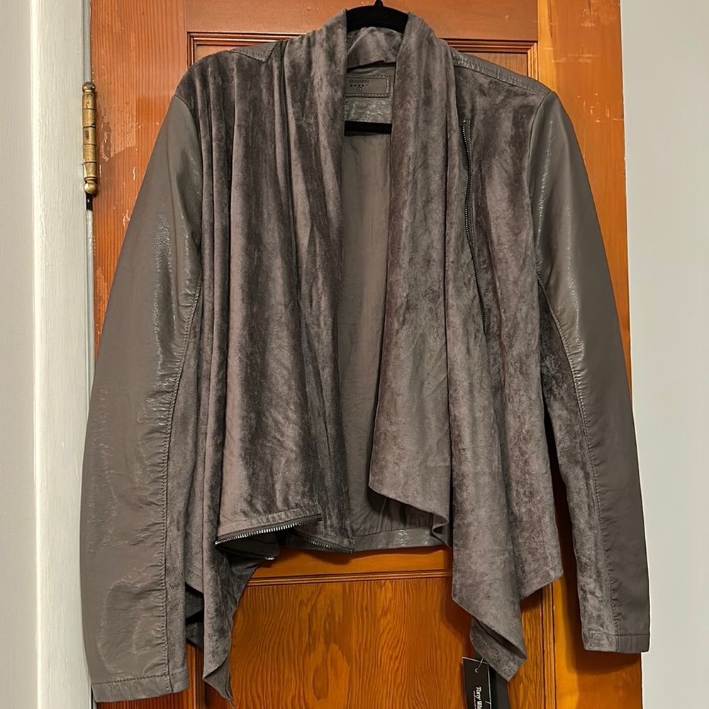 ✨Flash Sale✨ Faux Suede and Leather Jacket